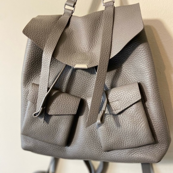 AllSaints Captain Lea Leather Backpack Bag main image 6